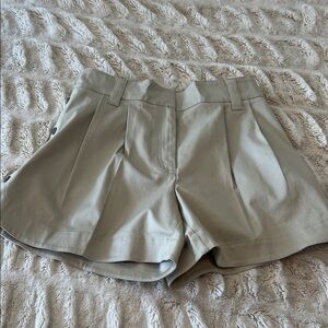 Stylish High Waist Tan Women's Shorts